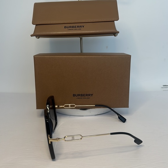 💯 - New - Burberry Luna BE4332F 30018G Sunglasses Women's Black/Grey Gradien… - Picture 7 of 13